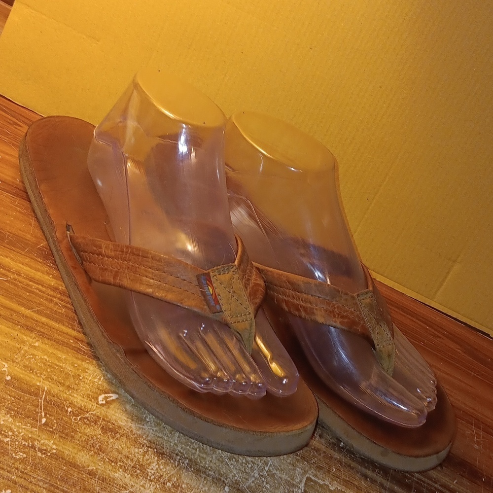 Vintage Rainbow 🌈 leather sandals